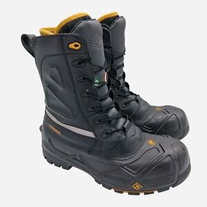 Terra Crossbow Boots Mens Size 12 Black Safety Toe Work CSA EH PR Insulated
